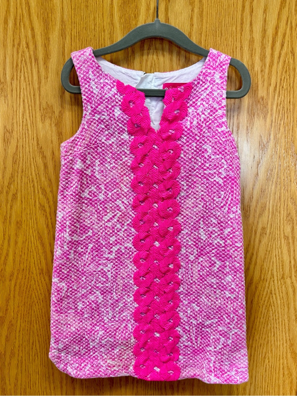 Lilly Pulitzer Pink Embroidered Tank Dress